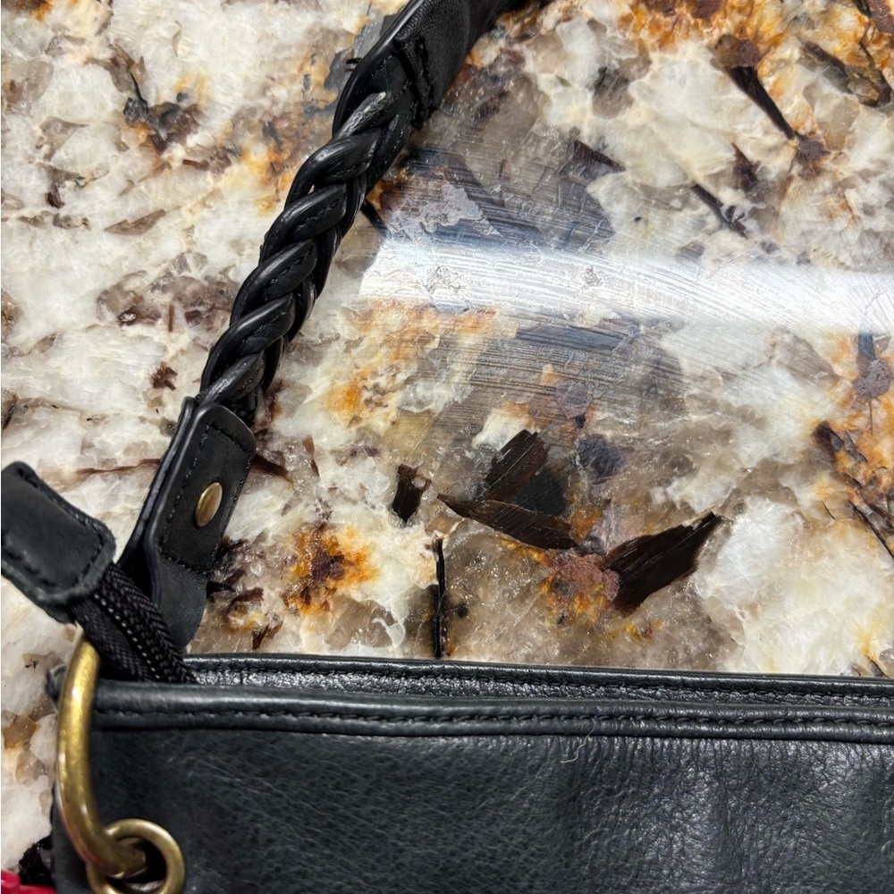 The Sak Black Leather Shoulder Bag - Picture 9 of 13